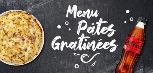 MENU PATES GRATINEES