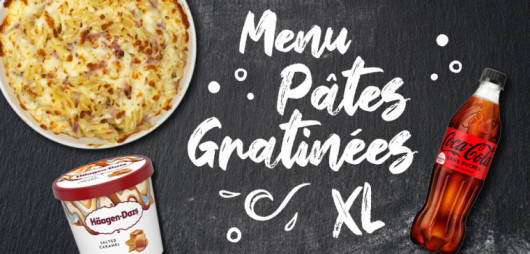 MENU PATES GRATINEES XL